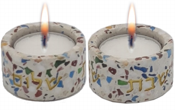 פמוטים קטנים בטון טרצו ושיש