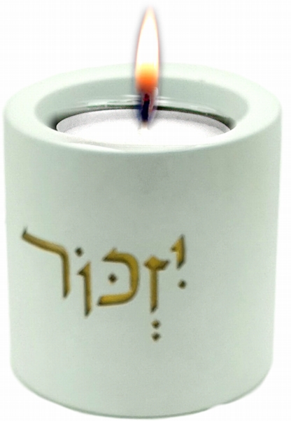 פמוט יזכור בטון שיש וטרצו