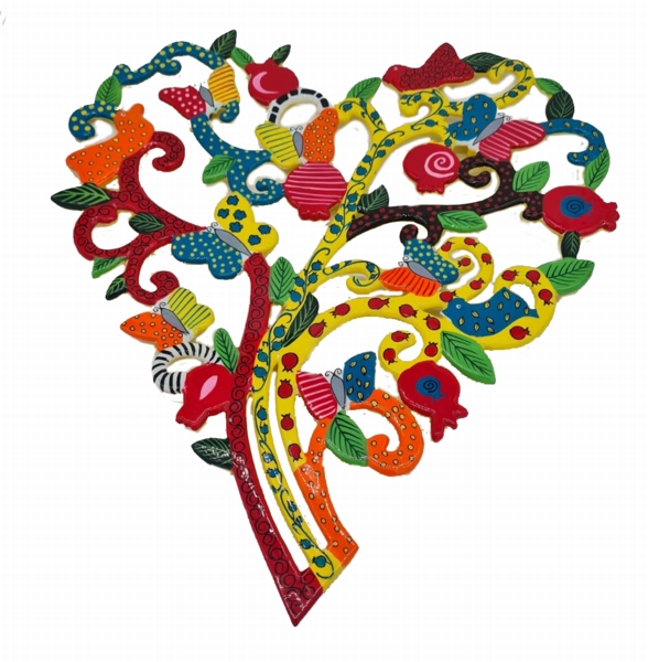 מתלה לב עלים צהוב